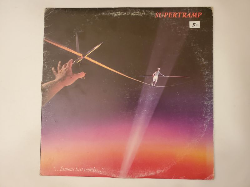 Supertramp ?famous last words? vinyl record